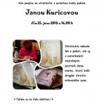 Stretnutie s autorkou Janou Kuricovou
