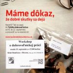 WORKSHOP O DOBROVOĽNÍCKEJ PRÁCI