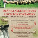 Deň valaskej kultúry a sviatok ovčiarsky
